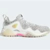 Adidas Women's CodeChaos 21 Spikeless Golf Shoes, Cloud White / Screaming Pink -Fairway Woods Shop FW5630 2