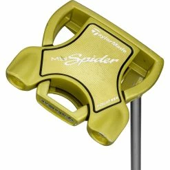 New And Used TaylorMade MySpider Tour Gold/Blue Sightline Putter Golf Clubs -Fairway Woods Shop taylormade myspider tour gold blue sightline putter 2